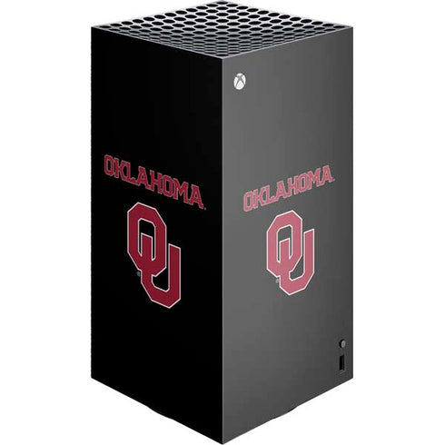 University of Oklahoma Only One Sooners XBox Series X Digital Edition Console Skin